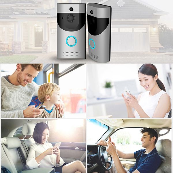 2020 new smart wireless wifi doorbell video doorbell camera ir ring door bell two way audio app control ios android home smart home system
2020 new smart wireless wifi doorbell video doorbell camera ir ring door bell two way audio app control ios android home smart home system