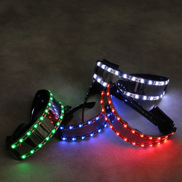 led glasses nightclub party luminous glasses female male bar club stage performance accessories flash for singer dancer, White;black
led glasses nightclub party luminous glasses female male bar club stage performance accessories flash for singer dancer, White;black