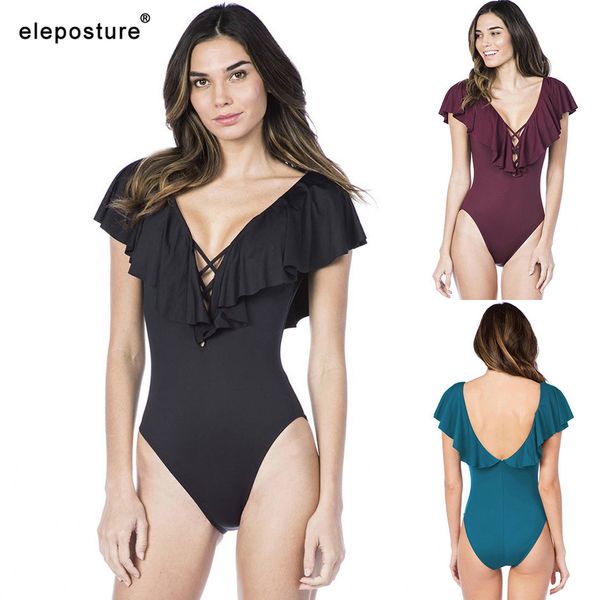 2019 ruffle one piece swimsuit plus size swimwear women bodysuit monokini bathing suits summer beach wear swimming suit xxl, White;black
2019 ruffle one piece swimsuit plus size swimwear women bodysuit monokini bathing suits summer beach wear swimming suit xxl, White;black