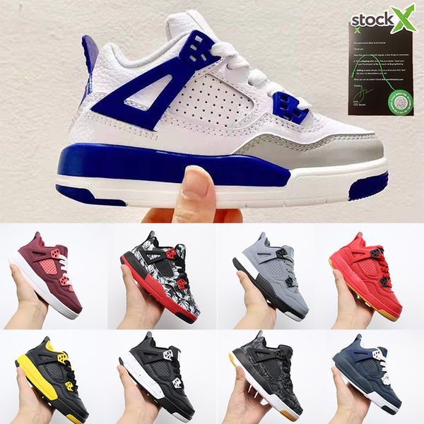 2020 fashion designer air jordon jumpman 4 shoes kids basketball outdoor sports red boy girls 4s luxury athletic sneakers eur 28-35, Black
2020 fashion designer air jordon jumpman 4 shoes kids basketball outdoor sports red boy girls 4s luxury athletic sneakers eur 28-35, Black