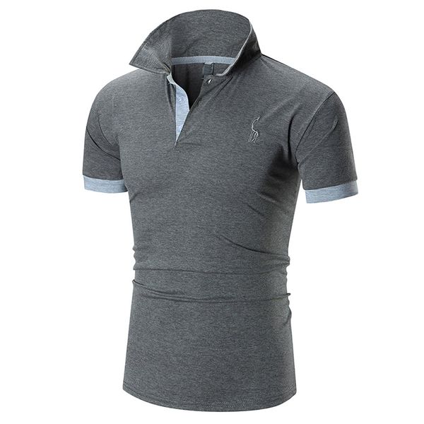 fashion business mens casual slim short sleeve fawn man t shirt blouse poloshirt casual stand collar mens polo shirt a20, White;black
fashion business mens casual slim short sleeve fawn man t shirt blouse poloshirt casual stand collar mens polo shirt a20, White;black