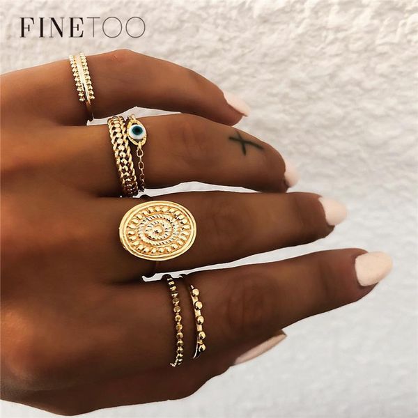 bohemian vintage gold color turkish eye ring set ethnic mixed midi knuckle rings for women anillos mujer 6pcs/set, Golden;silver
bohemian vintage gold color turkish eye ring set ethnic mixed midi knuckle rings for women anillos mujer 6pcs/set, Golden;silver