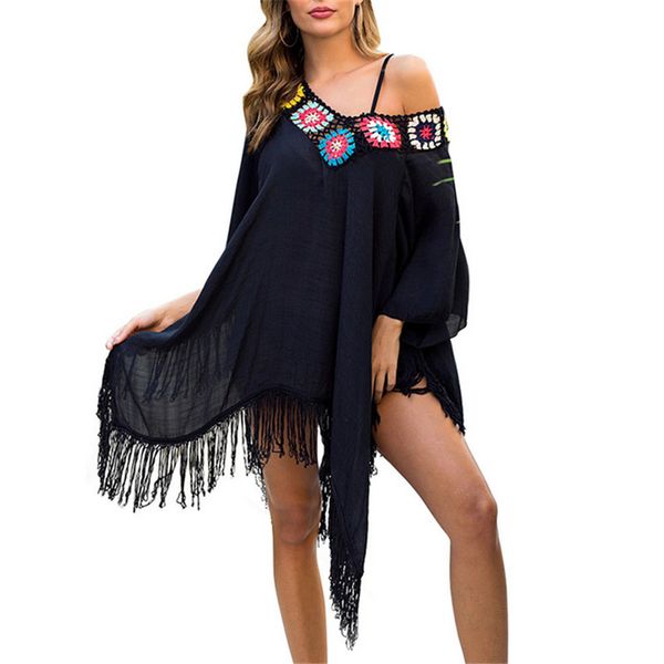 2020 beach tassels dress swimwear women beach cover up swimwear bikini cover ups robe plage loose dress women bathing suit, Blue;gray
2020 beach tassels dress swimwear women beach cover up swimwear bikini cover ups robe plage loose dress women bathing suit, Blue;gray
