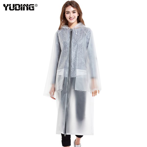 yuding woman raincoat outdoors female eva rain coat impermeable two-way zipper hooded transparent ladies women's clear raincoat
yuding woman raincoat outdoors female eva rain coat impermeable two-way zipper hooded transparent ladies women's clear raincoat