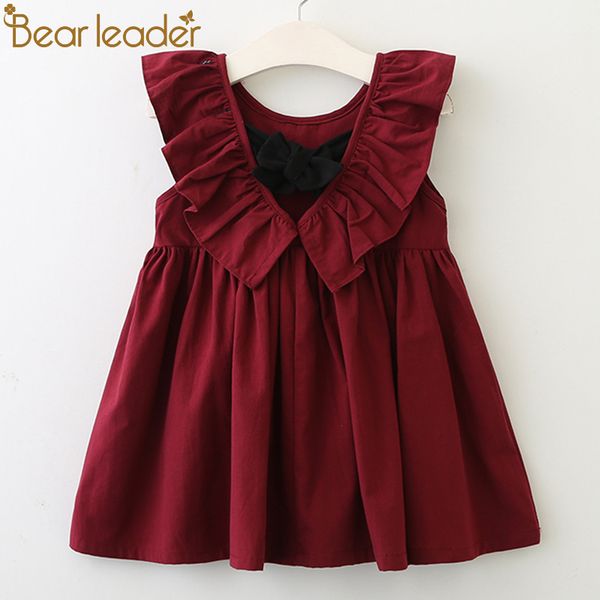 bear leader girls dresses 2018 new brand princess clothing falbala collar back bowknot solid color cute dresses for 2-6 year, Red;yellow
bear leader girls dresses 2018 new brand princess clothing falbala collar back bowknot solid color cute dresses for 2-6 year, Red;yellow