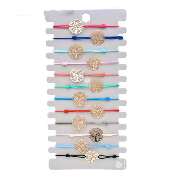 12pcs/sets gold tree of life charms bracelet women braided adjustable elastic rope chain bracelets handmade jewelry gift, Golden;silver
12pcs/sets gold tree of life charms bracelet women braided adjustable elastic rope chain bracelets handmade jewelry gift, Golden;silver