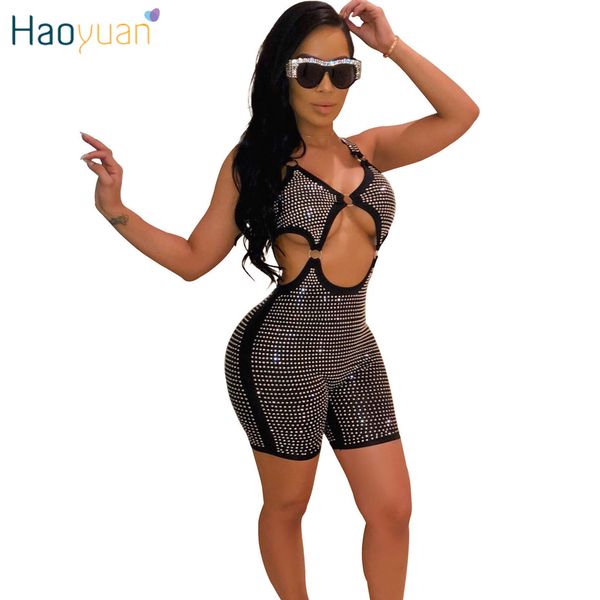 haoyuan glitter rhinestones shorts rompers jumpsuit one piece outfit party club costumes backless body bodycon playsuit, Black;white
haoyuan glitter rhinestones shorts rompers jumpsuit one piece outfit party club costumes backless body bodycon playsuit, Black;white
