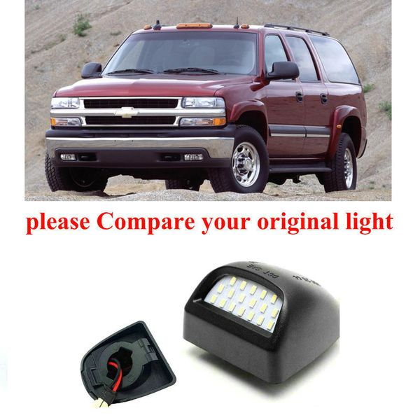 2 bulbs xenon white led license number plate lights for chevy suburban 1500 2500 00-06 error canbus
2 bulbs xenon white led license number plate lights for chevy suburban 1500 2500 00-06 error canbus