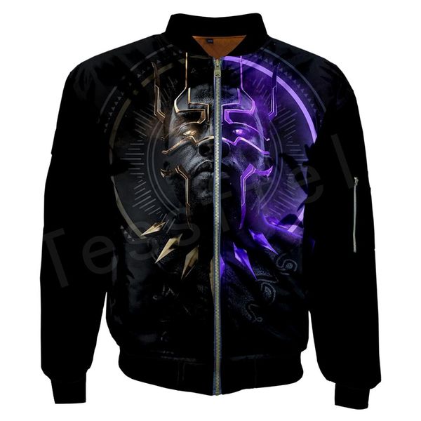 tessffel мужской костюм горячий фильм marvel black panther мужчины / женщины 3dprint zipper / толстовки / толстовка / бомбардировщик куртки, Black;brown
tessffel мужской костюм горячий фильм marvel black panther мужчины / женщины 3dprint zipper / толстовки / толстовка / бомбардировщик куртки, Black;brown