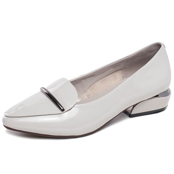 pointed toe low heels oxford pointed toe large size genuine leather shoes white elegant pumps shoes big size ll0005, Black
pointed toe low heels oxford pointed toe large size genuine leather shoes white elegant pumps shoes big size ll0005, Black