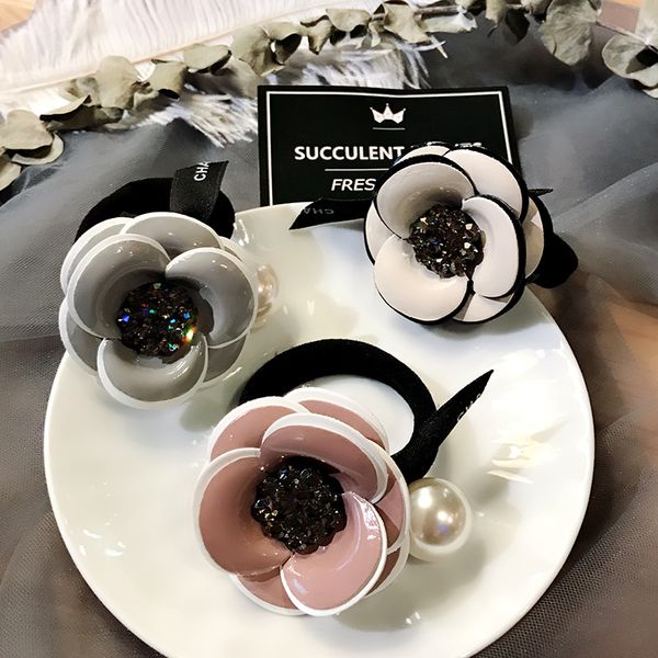 korea new sweet cute rhinestone flowers korea bold durable simple elastic hair rubber bands for women fashion hair accessories, Slivery;white 
korea new sweet cute rhinestone flowers korea bold durable simple elastic hair rubber bands for women fashion hair accessories, Slivery;white