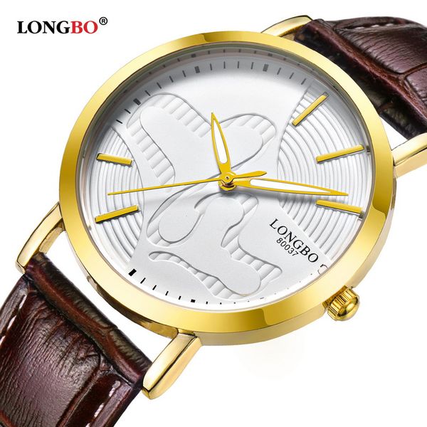 2018 new fashion leather watches men longbo luxury quartz watch casual women couple watch analog waterproof wristwatches 80037, Slivery;brown
2018 new fashion leather watches men longbo luxury quartz watch casual women couple watch analog waterproof wristwatches 80037, Slivery;brown