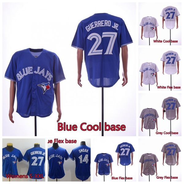 Mens Womens Youth 27 Vladimir Guerrero Jr. 14 Justin Smoak Jays Baseball Jersey High Quailty Double Stitched Name and Number IN STOCK
Mens Womens Youth 27 Vladimir Guerrero Jr. 14 Justin Smoak Jays Baseball Jersey High Quailty Double Stitched Name and Number IN STOCK