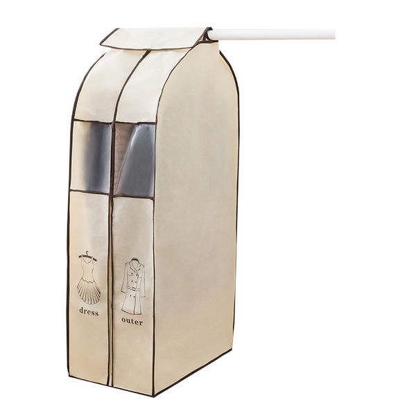 new big size clothing dust cover storage bag hanging clothes bag protective cover(beige
new big size clothing dust cover storage bag hanging clothes bag protective cover(beige