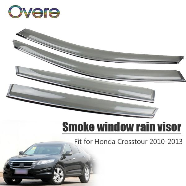 overe 4pcs/1set smoke window rain visor for crosstour 2.4l 3.5l 2010 2011 2012 2013 styling deflectors guard accessories
overe 4pcs/1set smoke window rain visor for crosstour 2.4l 3.5l 2010 2011 2012 2013 styling deflectors guard accessories