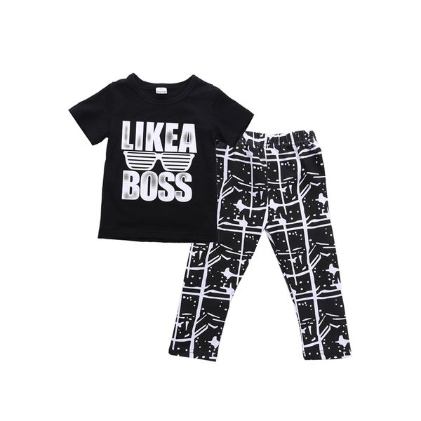2017 fashion casual newborn baby boys cotton short sleeve o-neck pullover letter print shirt geometric pant 2pcs summer sets, White
2017 fashion casual newborn baby boys cotton short sleeve o-neck pullover letter print shirt geometric pant 2pcs summer sets, White