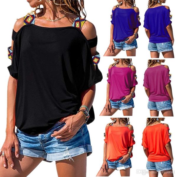 women casual t-shirt female 2019 summer short sleeve mix twisted fashion tee shirts ladies off shoulder tshirt, White
women casual t-shirt female 2019 summer short sleeve mix twisted fashion tee shirts ladies off shoulder tshirt, White