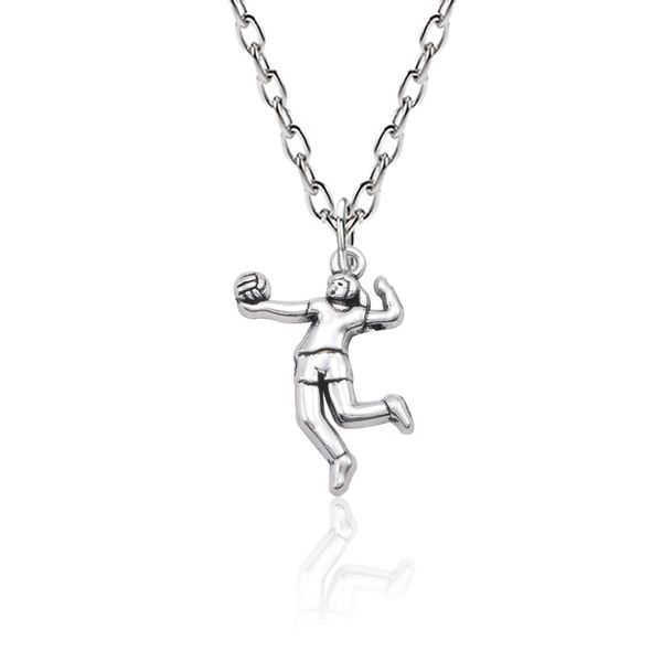 trendy volleyball girl player pendant necklace women metal sport figure silver chain necklace inspiring jewelry bijoux femme
trendy volleyball girl player pendant necklace women metal sport figure silver chain necklace inspiring jewelry bijoux femme