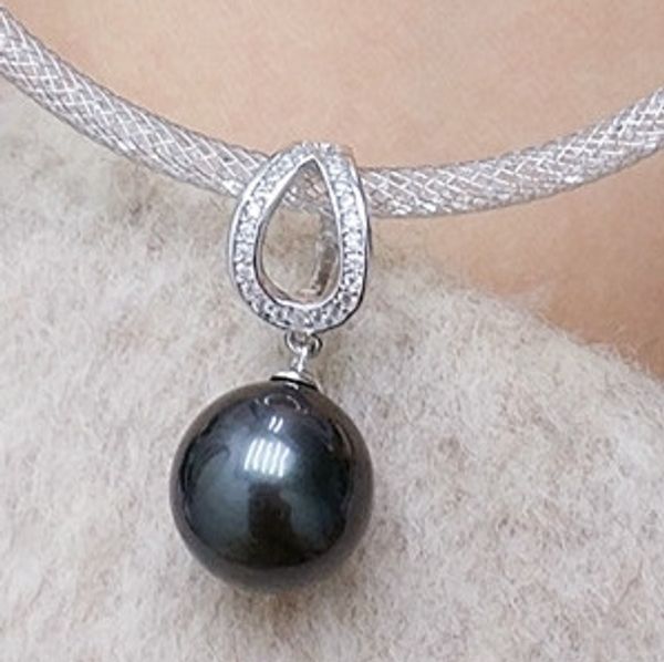 torques tahitian seawater black pearl 11-12mm round glare pendant necklace women long pearl necklac fashion necklaces for women, Silver
torques tahitian seawater black pearl 11-12mm round glare pendant necklace women long pearl necklac fashion necklaces for women, Silver