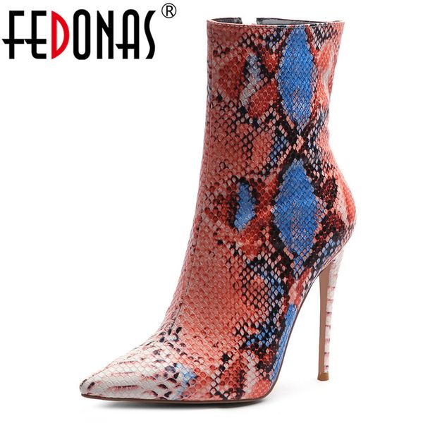 fedonas 2019 spring autumn new fashion mixed colors animal prints women mid-calf boots pointed toe thin heels western shoes, Black
fedonas 2019 spring autumn new fashion mixed colors animal prints women mid-calf boots pointed toe thin heels western shoes, Black