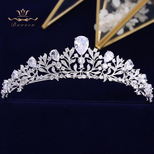 bavoen elegant brides leaves tiara crown zircon crystal hairbands wedding hair accessories evening hair jewelry t190628, Golden;white
bavoen elegant brides leaves tiara crown zircon crystal hairbands wedding hair accessories evening hair jewelry t190628, Golden;white