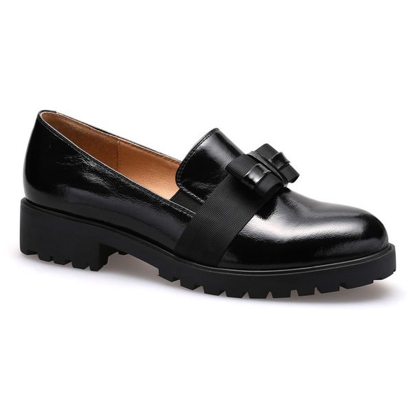 mebi genuine loafers round toe casual woman slip-on bowtie flats patent leather women shoes cx200720, Black
mebi genuine loafers round toe casual woman slip-on bowtie flats patent leather women shoes cx200720, Black