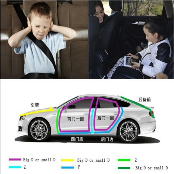 4m/lot d type z type p noise insulation rubber foam automotive sound insulation car sound deadener hood styling accessories
4m/lot d type z type p noise insulation rubber foam automotive sound insulation car sound deadener hood styling accessories