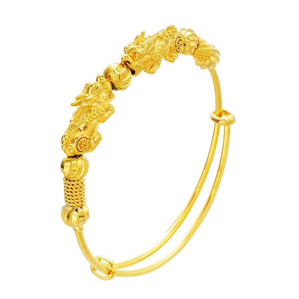 wholesale european fashion woman girl party birthday wedding gift vintage pixiu animals 18kt gold bangles bracelets be63, Golden;silver
wholesale european fashion woman girl party birthday wedding gift vintage pixiu animals 18kt gold bangles bracelets be63, Golden;silver