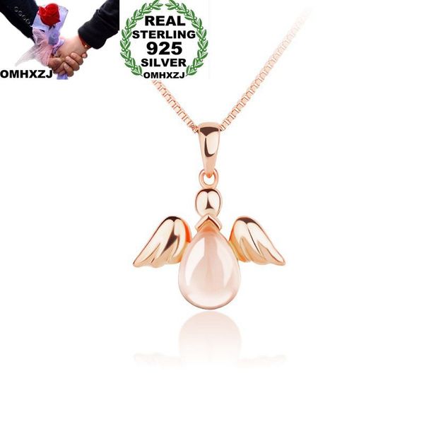 omhxzj wholesale european fashion woman girl party gift angel wing rose quartz s925 sterling silver pendant necklace na70
omhxzj wholesale european fashion woman girl party gift angel wing rose quartz s925 sterling silver pendant necklace na70