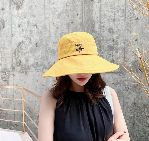 2020 new tide female summer vintage double stripe large along the fisherman's hat embroidered letters sun hat outdoor folding basin hat, Blue;gray
2020 new tide female summer vintage double stripe large along the fisherman's hat embroidered letters sun hat outdoor folding basin hat, Blue;gray