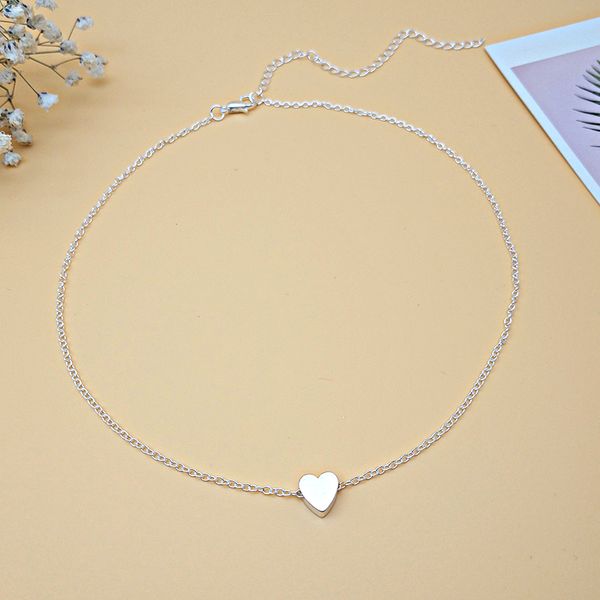 simple cute alloy heart choker necklaces for women fashion gold silver color chains necklace collares jewelry wholesale b0002, Golden;silver
simple cute alloy heart choker necklaces for women fashion gold silver color chains necklace collares jewelry wholesale b0002, Golden;silver