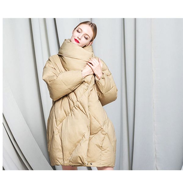 elegant women jacket new winter european cocoon style parka women fashion loose down jacket thick winter warm overcoat female, Black
elegant women jacket new winter european cocoon style parka women fashion loose down jacket thick winter warm overcoat female, Black