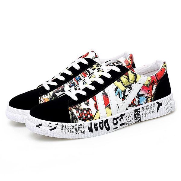 2020 new fashion women's comfortable athletic graffiti canvas casual sneakers shoes men, Black
2020 new fashion women's comfortable athletic graffiti canvas casual sneakers shoes men, Black