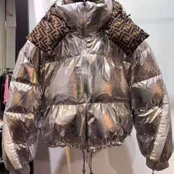 tide brand ff double sided bread wear ladies short coat space silver ribbon down jacket luxury hooded jackets cotton clothing winter jacket
tide brand ff double sided bread wear ladies short coat space silver ribbon down jacket luxury hooded jackets cotton clothing winter jacket