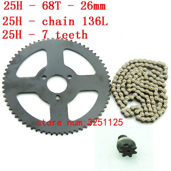 mini moto 47cc 49cc drive system 25h 136 links loops chain with 7 teeth pinion and 68tooth rear sprocket mini moto pocket bike
mini moto 47cc 49cc drive system 25h 136 links loops chain with 7 teeth pinion and 68tooth rear sprocket mini moto pocket bike