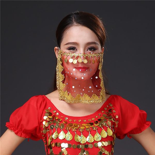 belly dance face veil with coins costume accessory dancing princess veils party performance decor, Black;red
belly dance face veil with coins costume accessory dancing princess veils party performance decor, Black;red