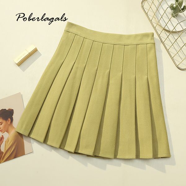 autumn winter student pleated a-line skirt t zipper korean women 2019 high waist casual womens woolen wild skirt female skirts, Black
autumn winter student pleated a-line skirt t zipper korean women 2019 high waist casual womens woolen wild skirt female skirts, Black