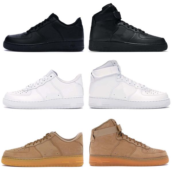 2020 new arrival fores one classic colors high triple black low white wheat flax fashion designer flat shoes mens women off 36-45, White;red
2020 new arrival fores one classic colors high triple black low white wheat flax fashion designer flat shoes mens women off 36-45, White;red