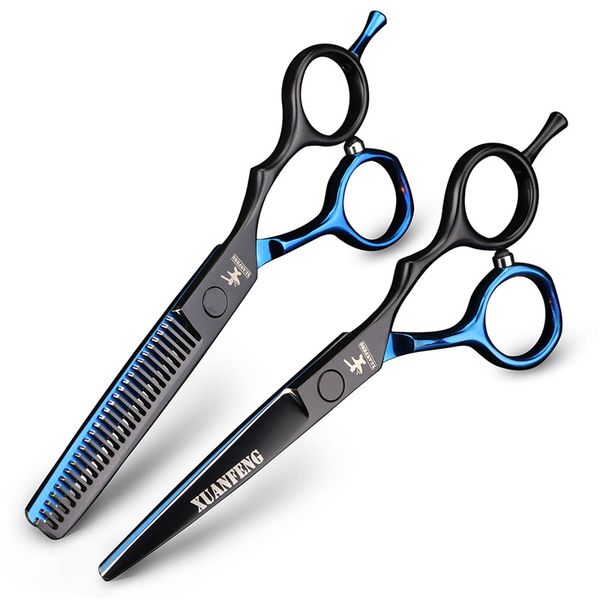 5.5 inch black blue japanese 440c scissors barber shop cutting scissors and thinning scissors hairdressing shear
5.5 inch black blue japanese 440c scissors barber shop cutting scissors and thinning scissors hairdressing shear