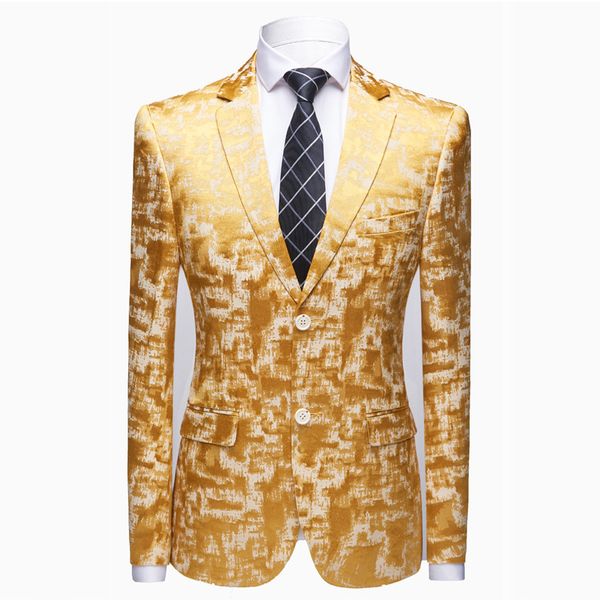 men's suits & blazers suit blazer classic large size printed slim spring fashion casual jacket, White;black
men's suits & blazers suit blazer classic large size printed slim spring fashion casual jacket, White;black