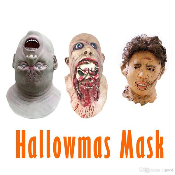 2019 горячие хэллоуин маски для взрослых зомби латексные маски chainsaw massacre маска фильм анфас костюм партии cosplay реквизит 
2019 горячие хэллоуин маски для взрослых зомби латексные маски chainsaw massacre маска фильм анфас костюм партии cosplay реквизит