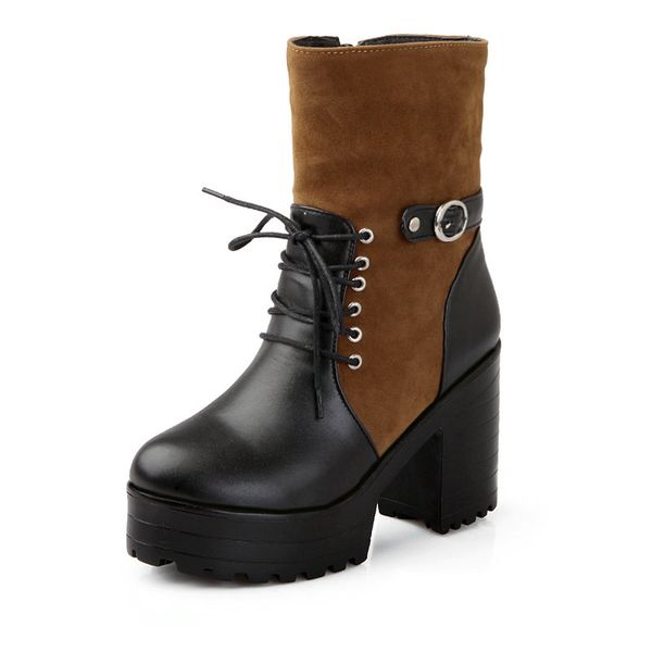 2019 new fashion motorcycle boots women platform heels casual shoes lacing round toe shoes ladies autumn boots black
2019 new fashion motorcycle boots women platform heels casual shoes lacing round toe shoes ladies autumn boots black