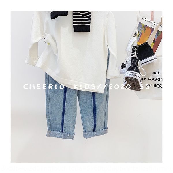 children's 2020 season men's and women's casual all-match pants daddy's jeans and jeans straight pants loose, Blue
children's 2020 season men's and women's casual all-match pants daddy's jeans and jeans straight pants loose, Blue