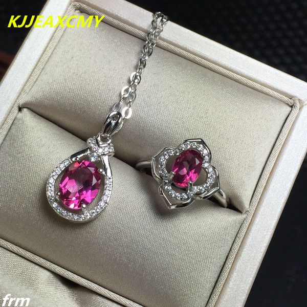 kjjeaxcmy fine jewelry 925 sterling silver natural pink z ladies ring necklace package sent to send a chain certificate, Black
kjjeaxcmy fine jewelry 925 sterling silver natural pink z ladies ring necklace package sent to send a chain certificate, Black