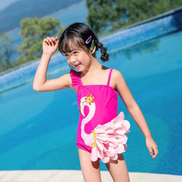 girls one piece swimwear sleeveless birdie three-dimensional printing frilled beach swimsuit with swim cap pink bathing suit, White;black
girls one piece swimwear sleeveless birdie three-dimensional printing frilled beach swimsuit with swim cap pink bathing suit, White;black