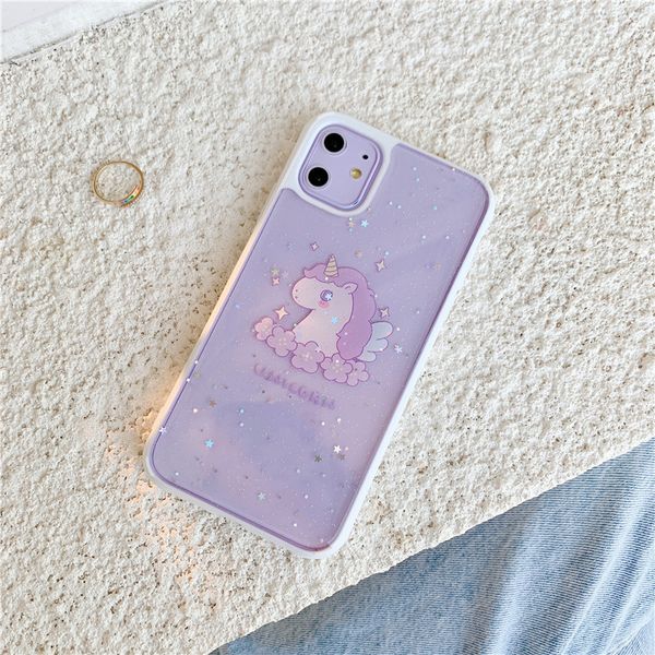 suitable for iphone 11pro max transparent mobile phone case cute cartoon purple unicorn all-inclusive soft shell
suitable for iphone 11pro max transparent mobile phone case cute cartoon purple unicorn all-inclusive soft shell
