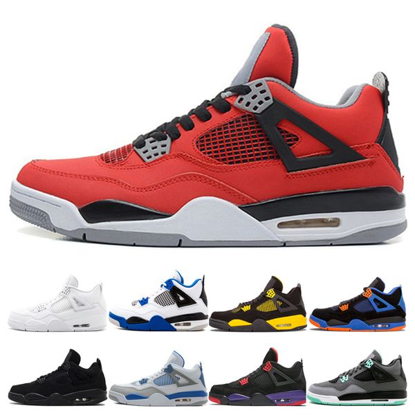 Classic 4 Toro Bravo Men Basketball Sports Shoes 4s mens Motosports blue Black Cat Thunder White Cement Royalty bred Sport trainer shoes
Classic 4 Toro Bravo Men Basketball Sports Shoes 4s mens Motosports blue Black Cat Thunder White Cement Royalty bred Sport trainer shoes