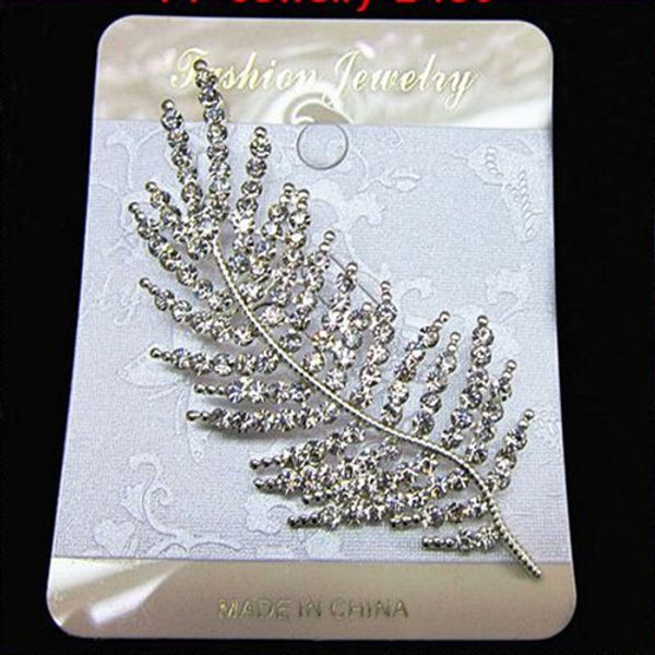 plate with silver lovely feather brooch fully-jewelled leaf lead needle exquisite leaf brooch pin, Gray
plate with silver lovely feather brooch fully-jewelled leaf lead needle exquisite leaf brooch pin, Gray