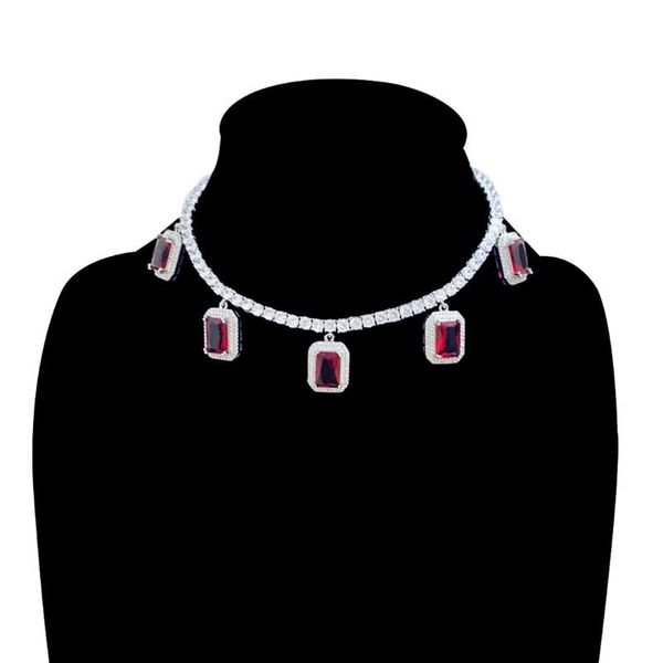 iced out bling zirconia tennis chain with white green red cz dog tag charm choker gold silver color necklaces hip hop jewelry, Golden;silver
iced out bling zirconia tennis chain with white green red cz dog tag charm choker gold silver color necklaces hip hop jewelry, Golden;silver