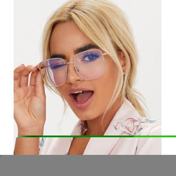 new spectacles square transparent glasses women vintage round computer blueray glasses fashion retro clear eyeglasses ladies, Silver
new spectacles square transparent glasses women vintage round computer blueray glasses fashion retro clear eyeglasses ladies, Silver